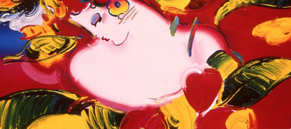 Peter Max, Women In Love, 1999, Hand Signed, Official Edition Offset Lithograph