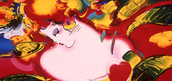 Peter Max, Women In Love, 1999, Hand Signed, Official Edition Offset Lithograph