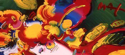 Peter Max, Women In Love, 1999, Hand Signed, Official Edition Offset Lithograph