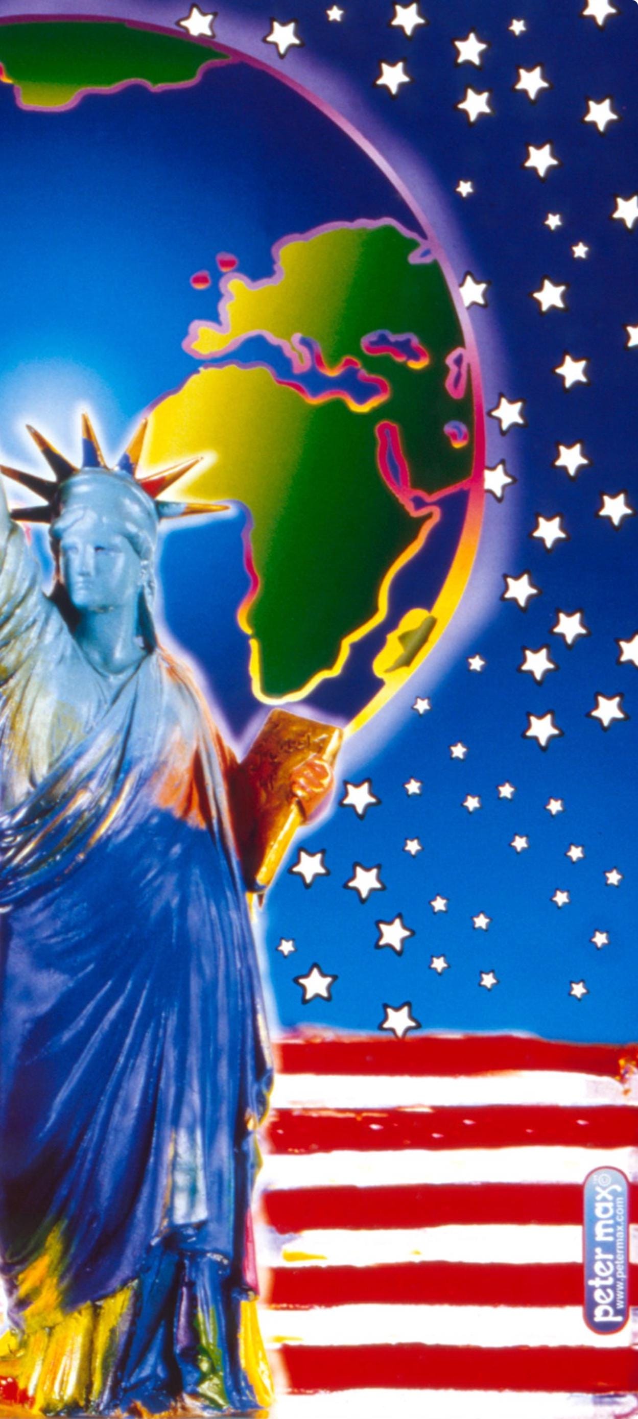 Peter Max, 9-11, Peace On Earth, 2001, Hand Signed, Official Edition Offset Lithograph