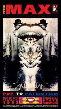 Peter Max, Tennessee State Museum, 1993, Hand Signed, Official Edition Offset Lithograph