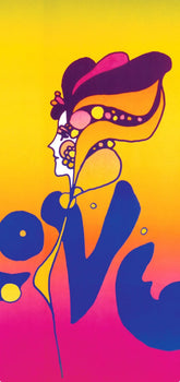 Peter Max, Berlin Love, 1993, Hand Signed, Official Edition Offset Lithograph
