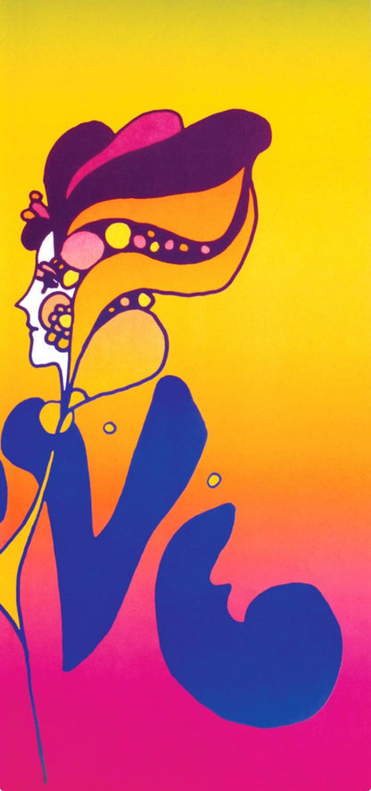 Peter Max, Berlin Love, 1993, Hand Signed, Official Edition Offset Lithograph