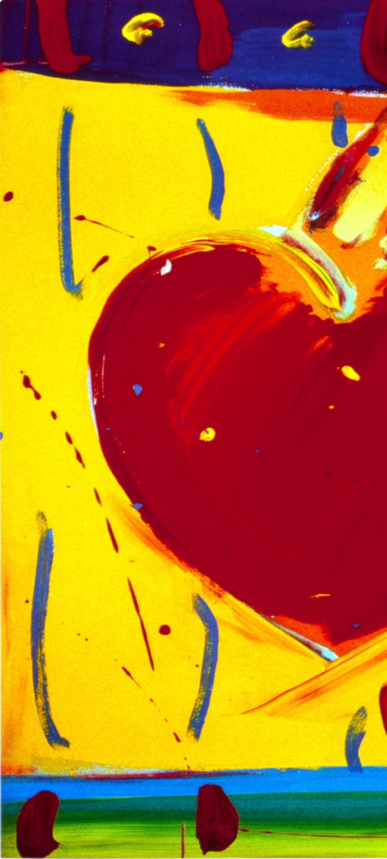 Peter Max, Lotta Love, 1998, Hand Signed, Official Edition Offset Lithograph