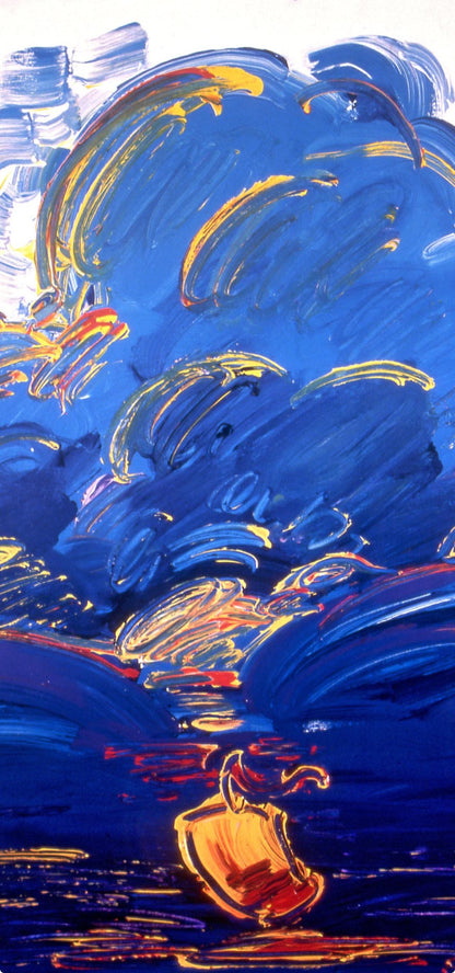 Peter Max, Summer Storm, 2000, Hand Signed, Official Edition Offset Lithograph