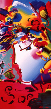 Peter Max, Blushing Beauty Ii, 1999, Hand Signed, Official Edition Offset Lithograph