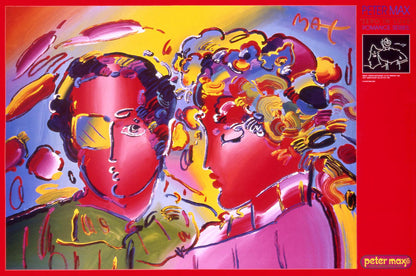 Peter Max, Zero In Love, 2000, Hand Signed, Official Edition Offset Lithograph