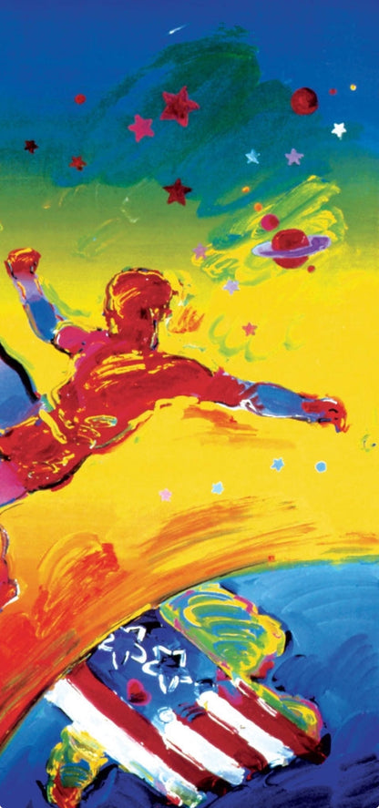 Peter Max, World Cup '94, 1994, Hand Signed, Official Edition Offset Lithograph