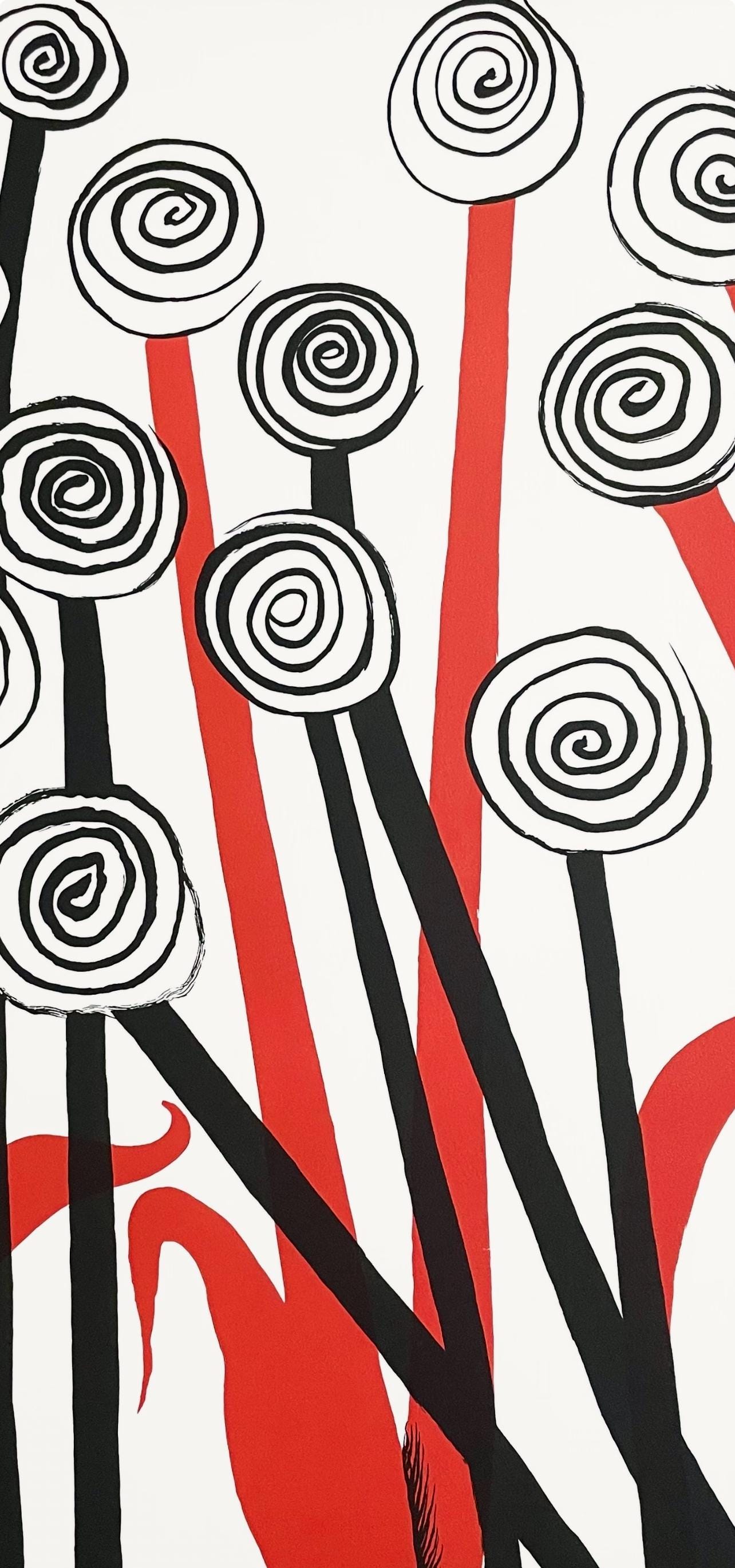 Alexander Calder, Composition, Magie Eolienne, Socit Internationale D'Art Xxe Sicle, Lithograph