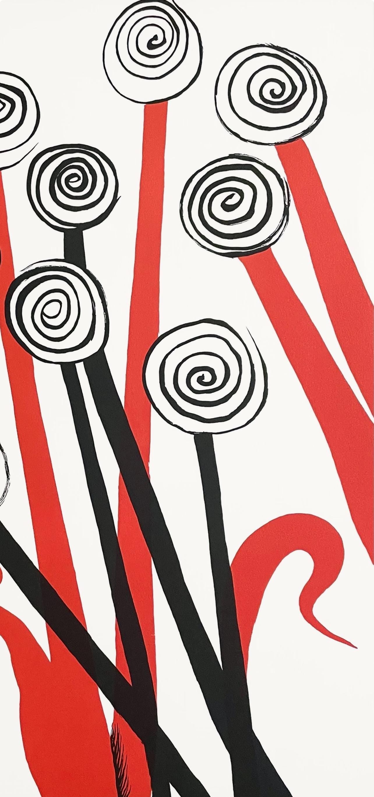 Alexander Calder, Composition, Magie Eolienne, Socit Internationale D'Art Xxe Sicle, Lithograph