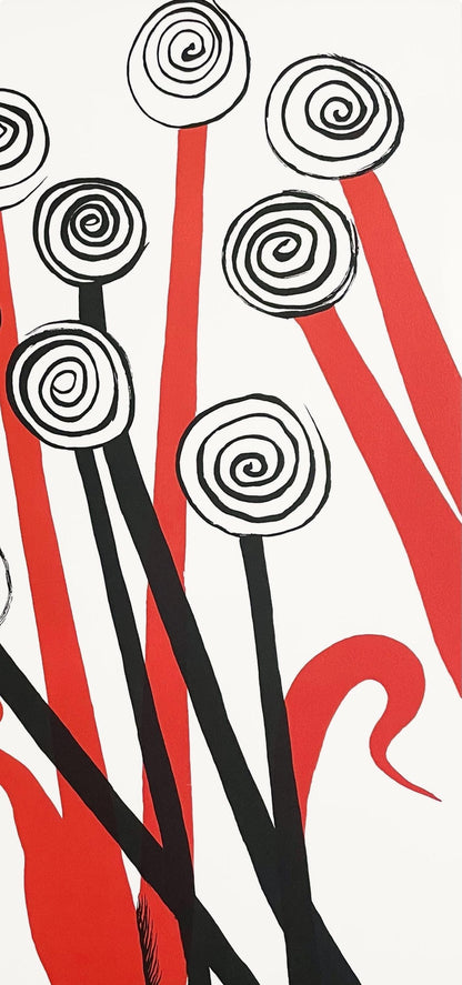 Alexander Calder, Composition, Magie Eolienne, Socit Internationale D'Art Xxe Sicle, Lithograph