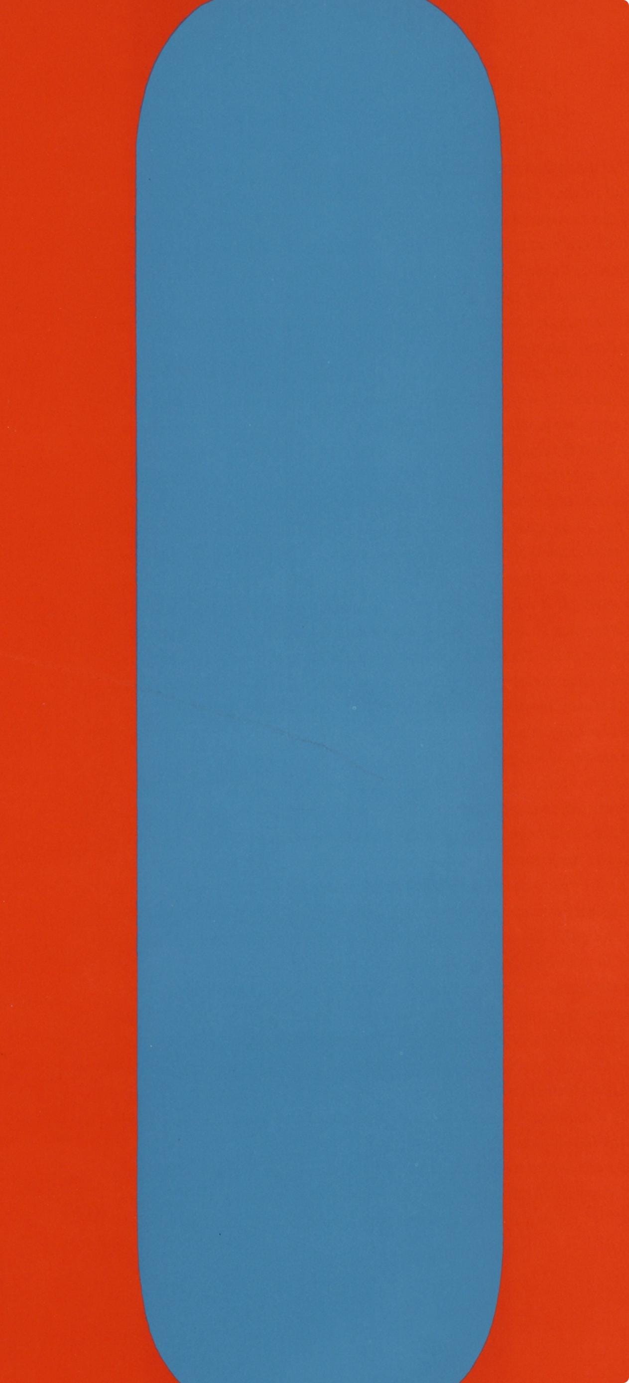 Ellsworth Kelly, Composition (Axsom Ib), Derrire Le Miroir, Lithograph