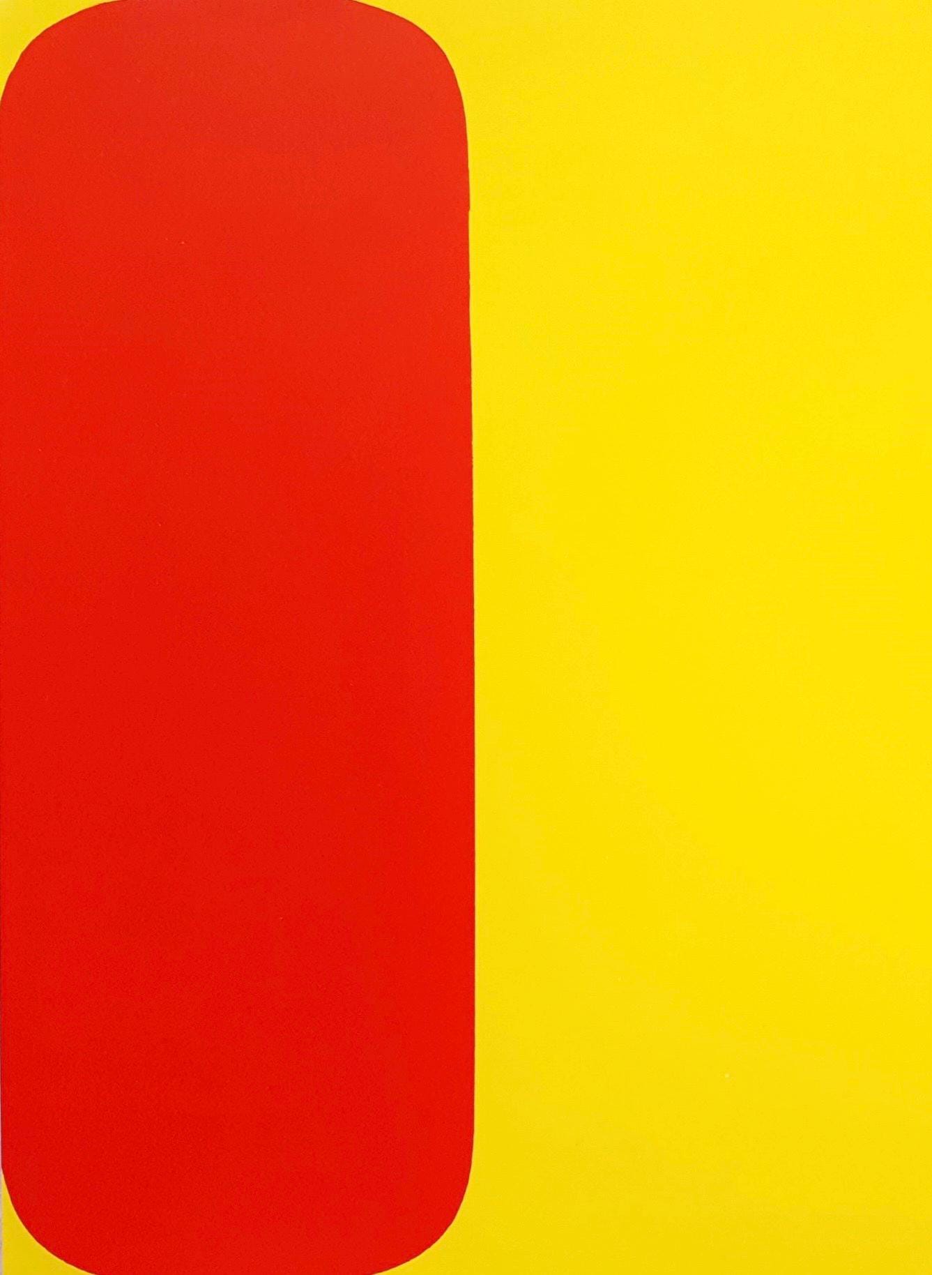 Ellsworth Kelly, Composition (Axsom Ib), Derrire Le Miroir, Lithograph