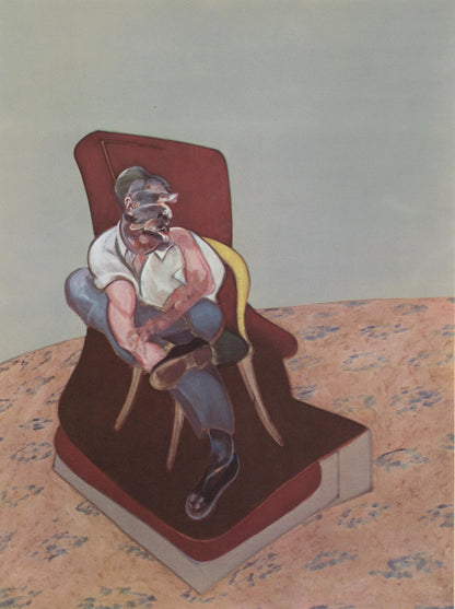 Francis Bacon, Study For Portrait Of Lucian Freud, Derrire Le Miroir, Lithograph