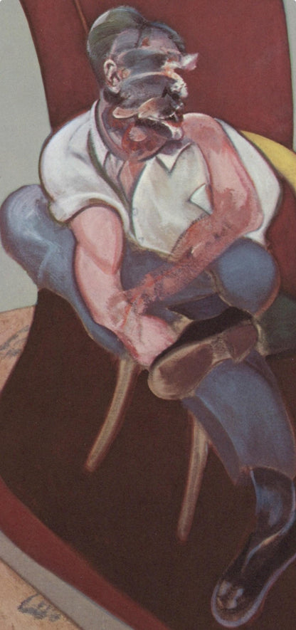 Francis Bacon, Study For Portrait Of Lucian Freud, Derrire Le Miroir, Lithograph