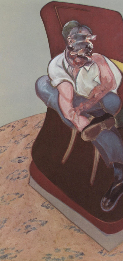 Francis Bacon, Study For Portrait Of Lucian Freud, Derrire Le Miroir, Lithograph