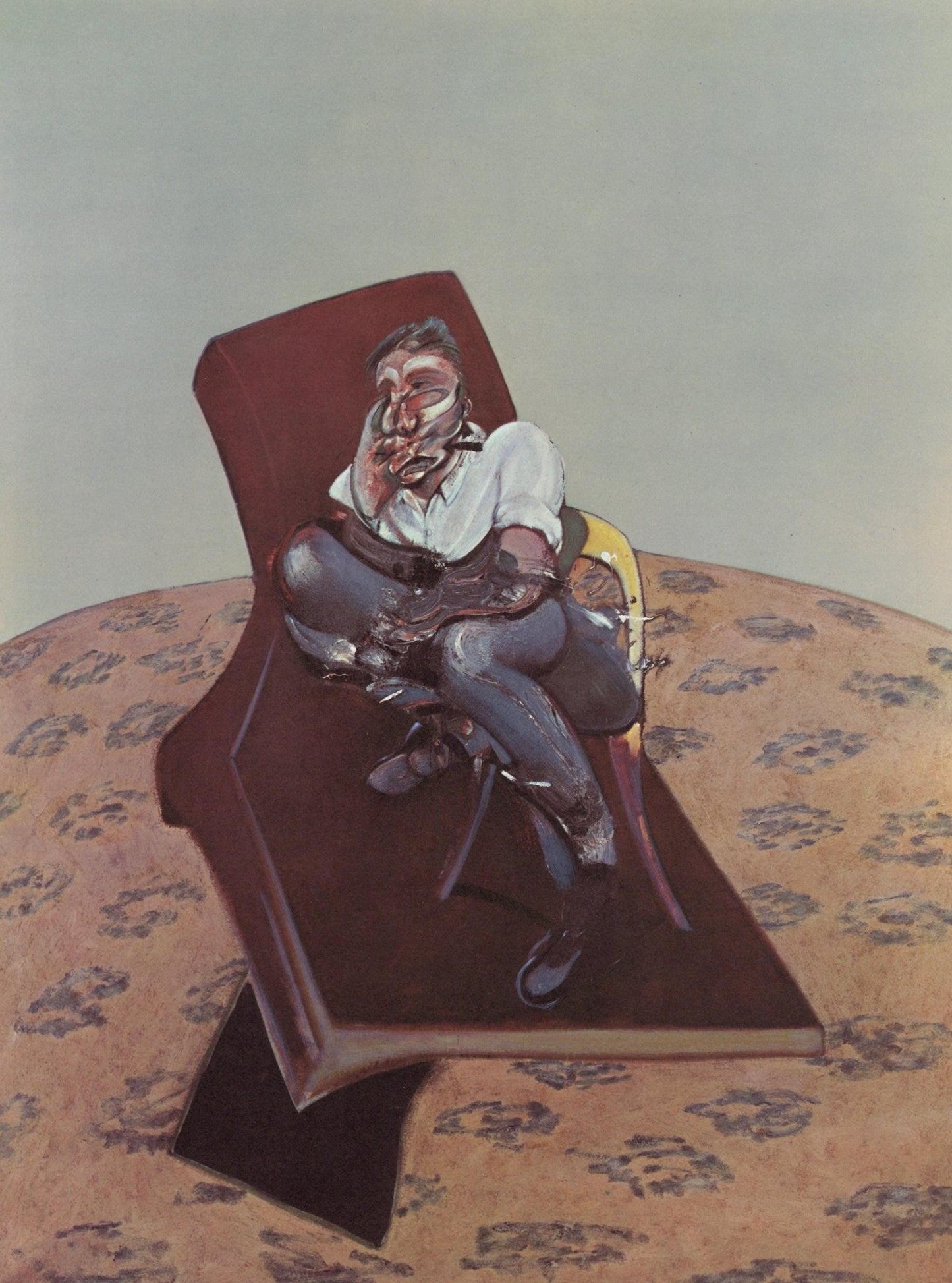 Francis Bacon, Study For Portrait Of Lucian Freud, Derrire Le Miroir, Lithograph