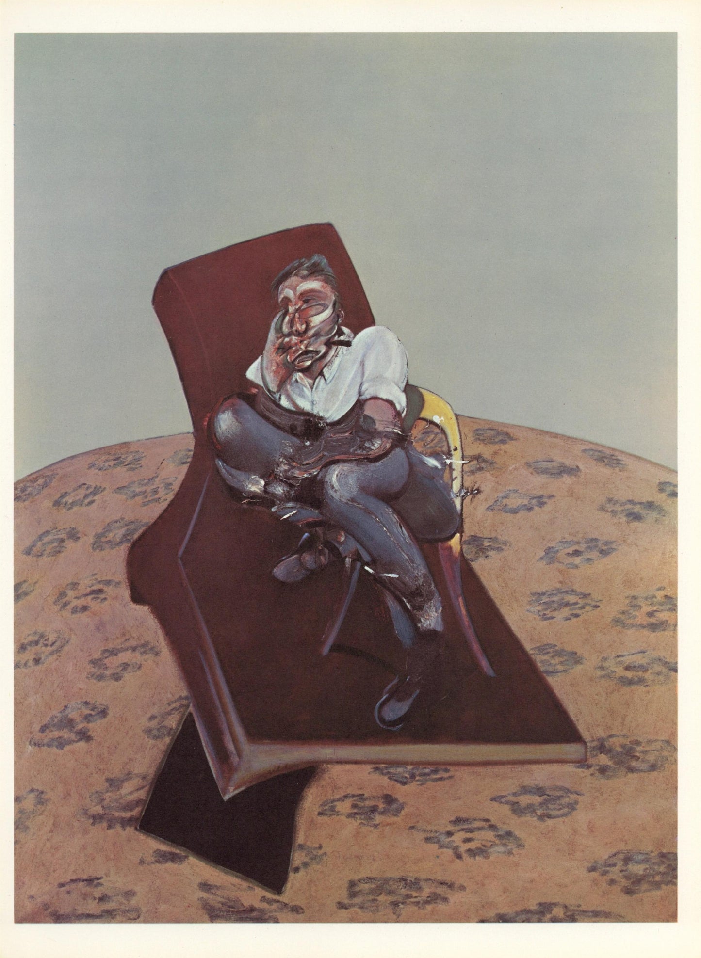 Francis Bacon, Study For Portrait Of Lucian Freud, Derrire Le Miroir, Lithograph