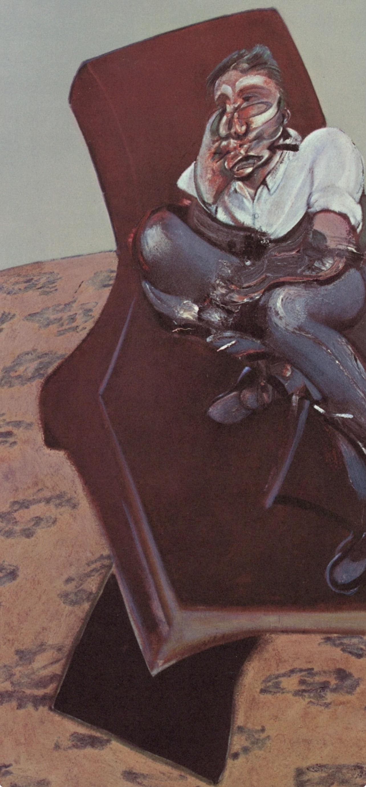 Francis Bacon, Study For Portrait Of Lucian Freud, Derrire Le Miroir, Lithograph