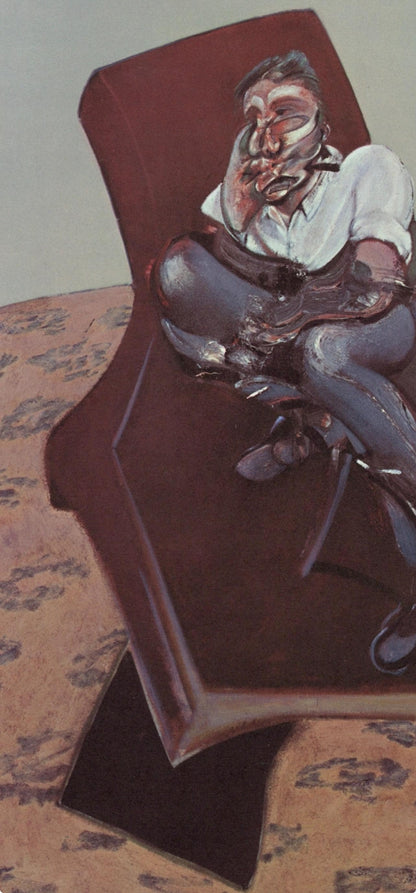 Francis Bacon, Study For Portrait Of Lucian Freud, Derrire Le Miroir, Lithograph