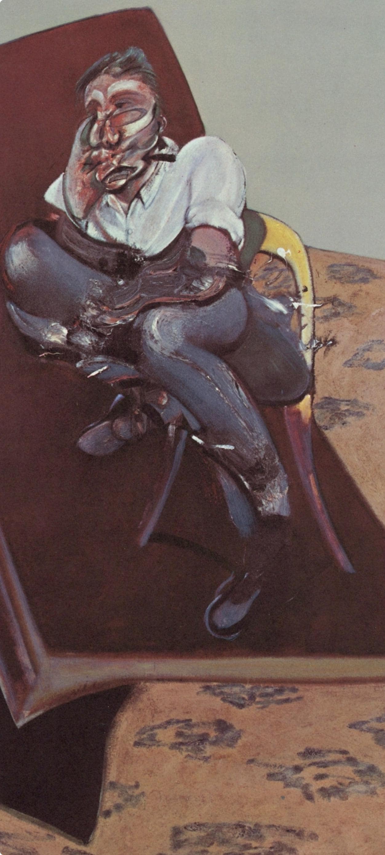 Francis Bacon, Study For Portrait Of Lucian Freud, Derrire Le Miroir, Lithograph