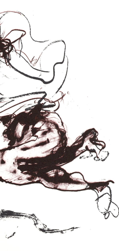 Paul Rebeyrolle, Composition, Hommage Aim Et Marguerite Maeght, Derrire Le Miroir, Lithograph