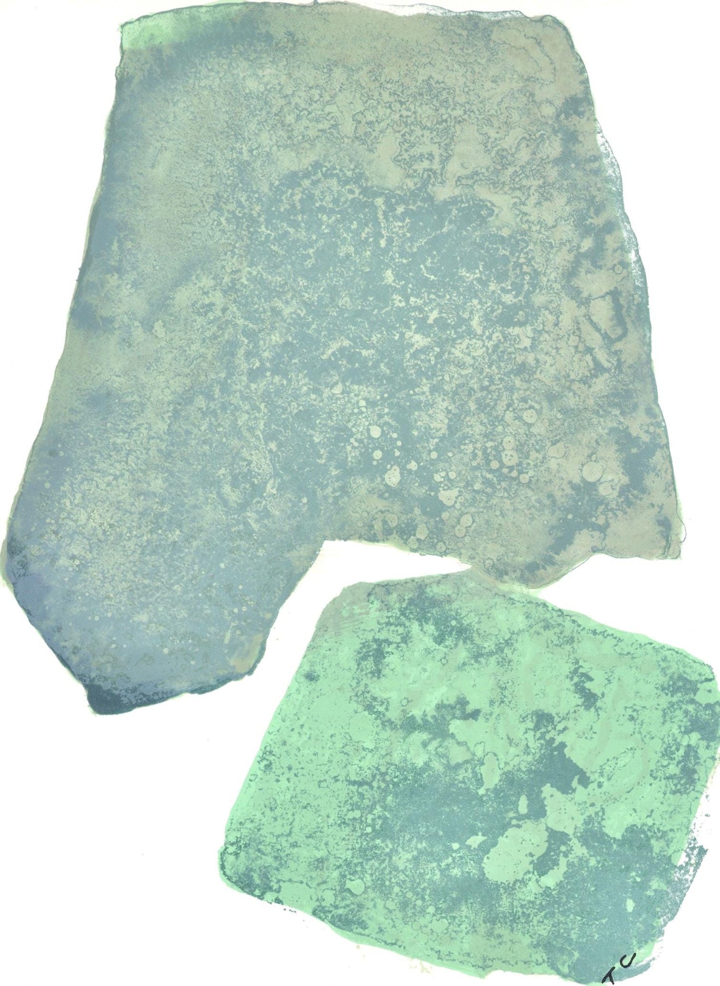 Pierre Tal-Coat, Composition, Hommage Aim Et Marguerite Maeght, Derrire Le Miroir, Lithograph