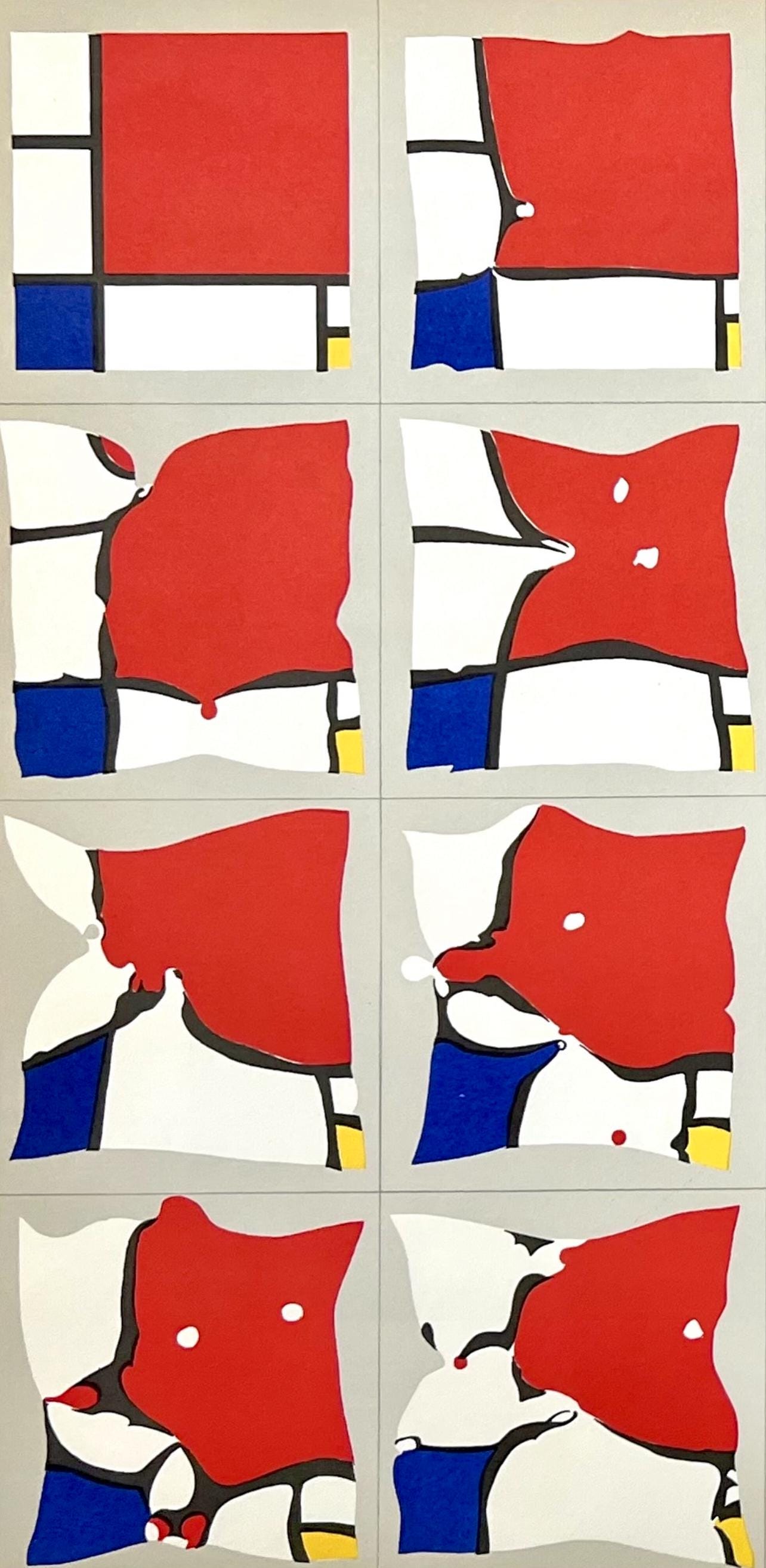 Pol Bury, Ramollissement De Mondrian, Hommage Aim Et Marguerite Maeght, Derrire Le Miroir,