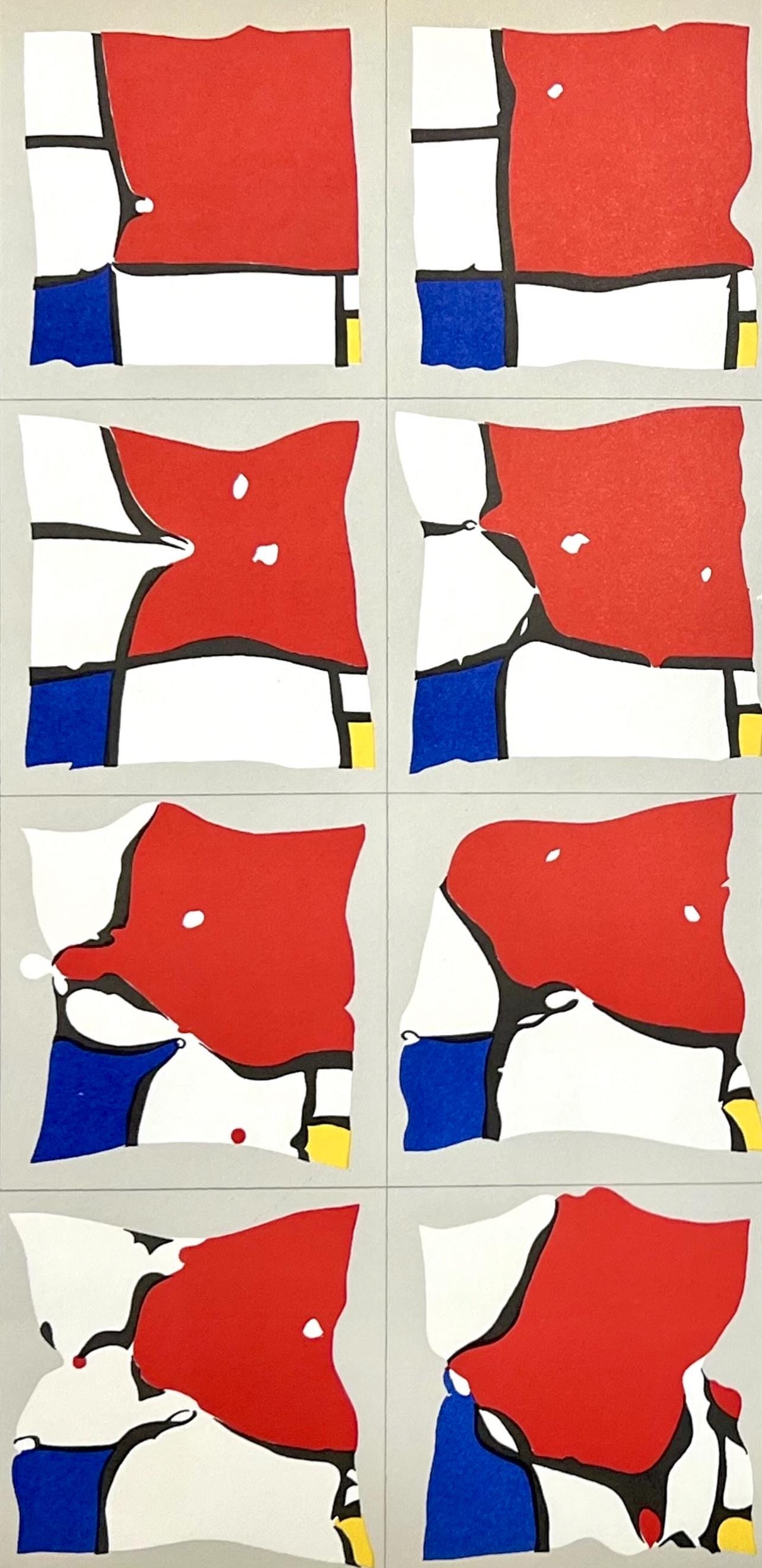 Pol Bury, Ramollissement De Mondrian, Hommage Aim Et Marguerite Maeght, Derrire Le Miroir,