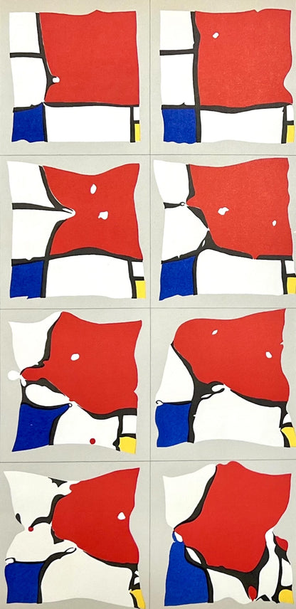 Pol Bury, Ramollissement De Mondrian, Hommage Aim Et Marguerite Maeght, Derrire Le Miroir,