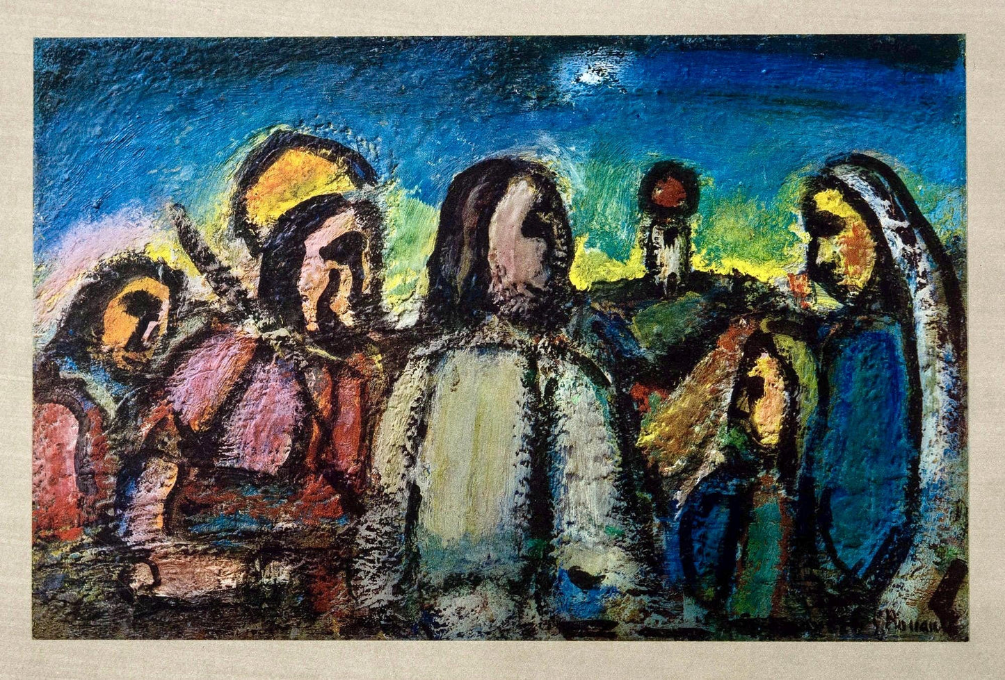 Georges Rouault, Christ Et Disciples, Stella Vespertina, Hliogravure