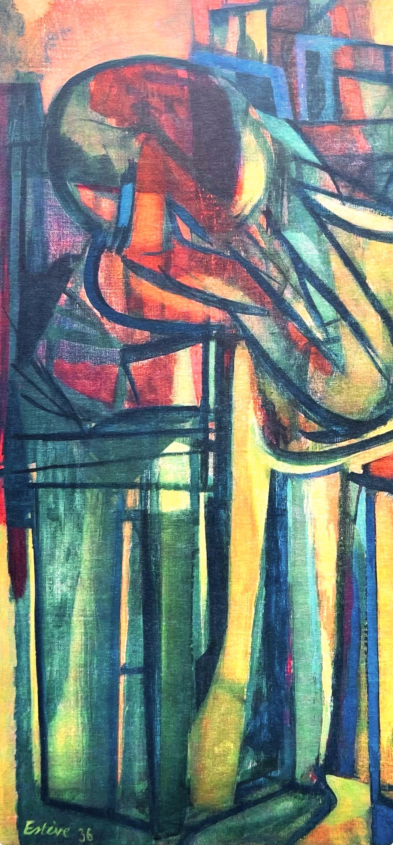 Maurice Estve, Femme Assise, Maurice Estve, Peintres D'Aujourd'Hui, Hliogravure