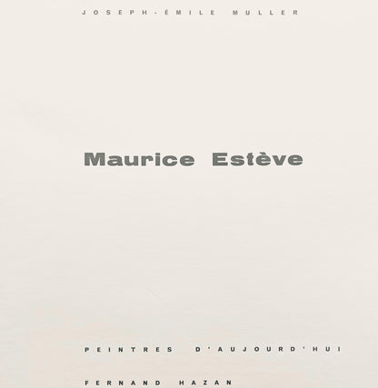 Maurice Estve, Le Lithographe, Maurice Estve, Peintres D'Aujourd'Hui, Hliogravure