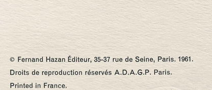 Maurice Estve, Sioule, Maurice Estve, Peintres D'Aujourd'Hui, Hliogravure