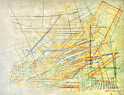 Vieira Da Silva, Composition, Vieira Da Silva, Peintres D'Aujourd'Hui, Hliogravure