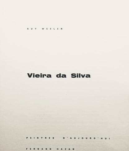 Vieira da Silva, La verrire, Vieira da Silva, Peintres d'aujourd'hui, Hliogravure