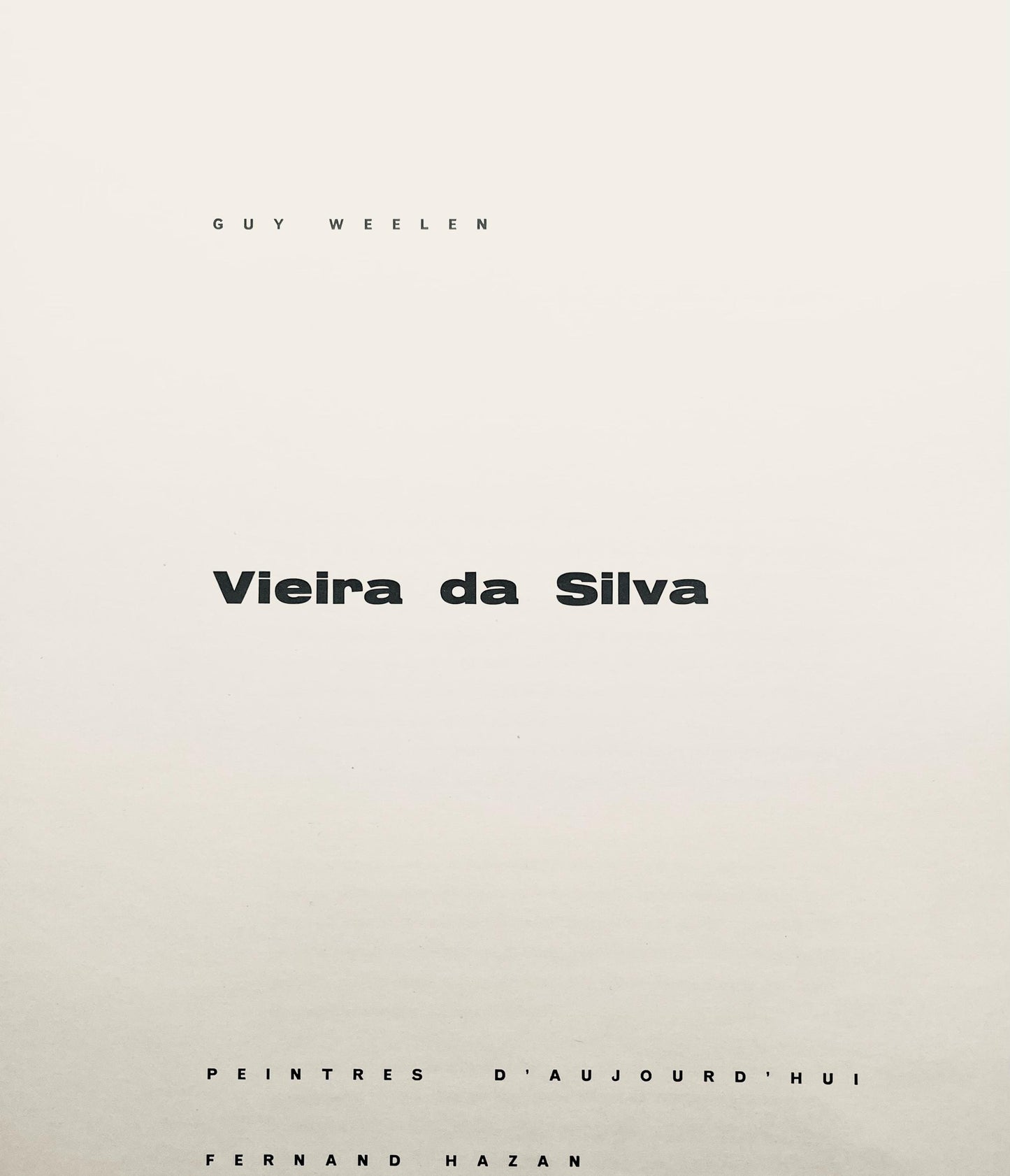 Vieira Da Silva, Marine, Vieira Da Silva, Peintres D'Aujourd'Hui, Hliogravure