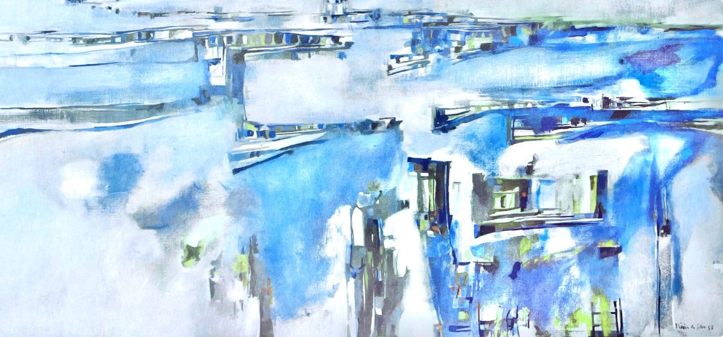 Vieira Da Silva, Port Dans Le Nord, Vieira Da Silva, Peintres D'Aujourd'Hui, Hliogravure