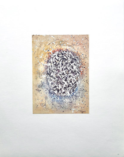 Hliogravure - Mark Tobey - Centre domin - Peintres d'aujourd'hui
