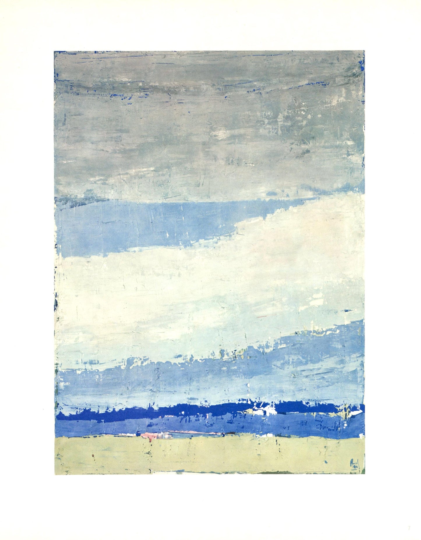 Nicolas De Stal, Ciel Honfleur, Nicolas De Stal, Peintres D'Aujourd'Hui, Hliogravure