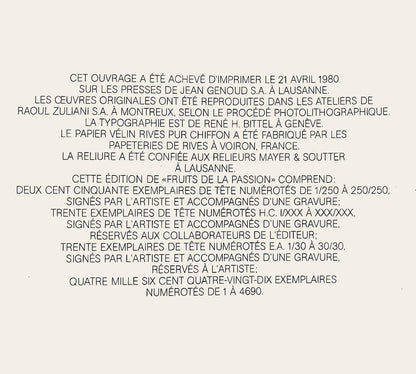 Lonor Fini, Composition, Fruits De La Passion, Xxe Sicle, Hliogravure