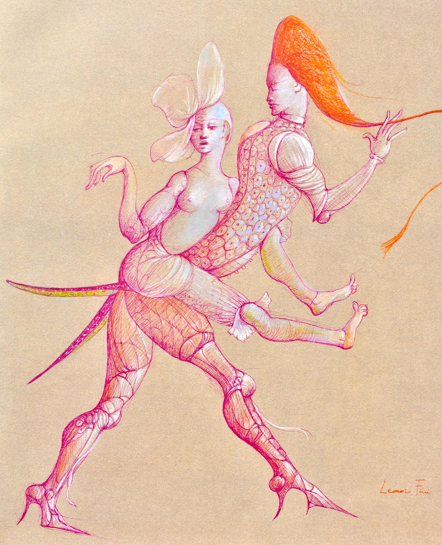 Lonor Fini, Composition, Fruits De La Passion, Xxe Sicle, Hliogravure