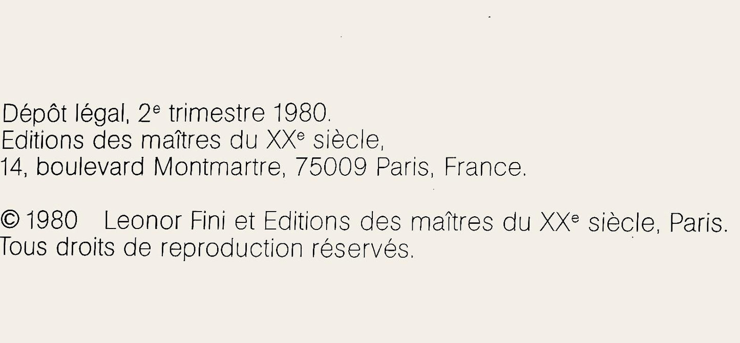 Lonor Fini, Composition, Fruits De La Passion, Xxe Sicle, Hliogravure