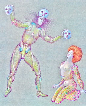 Lonor Fini, Composition, Fruits De La Passion, Xxe Sicle, Hliogravure