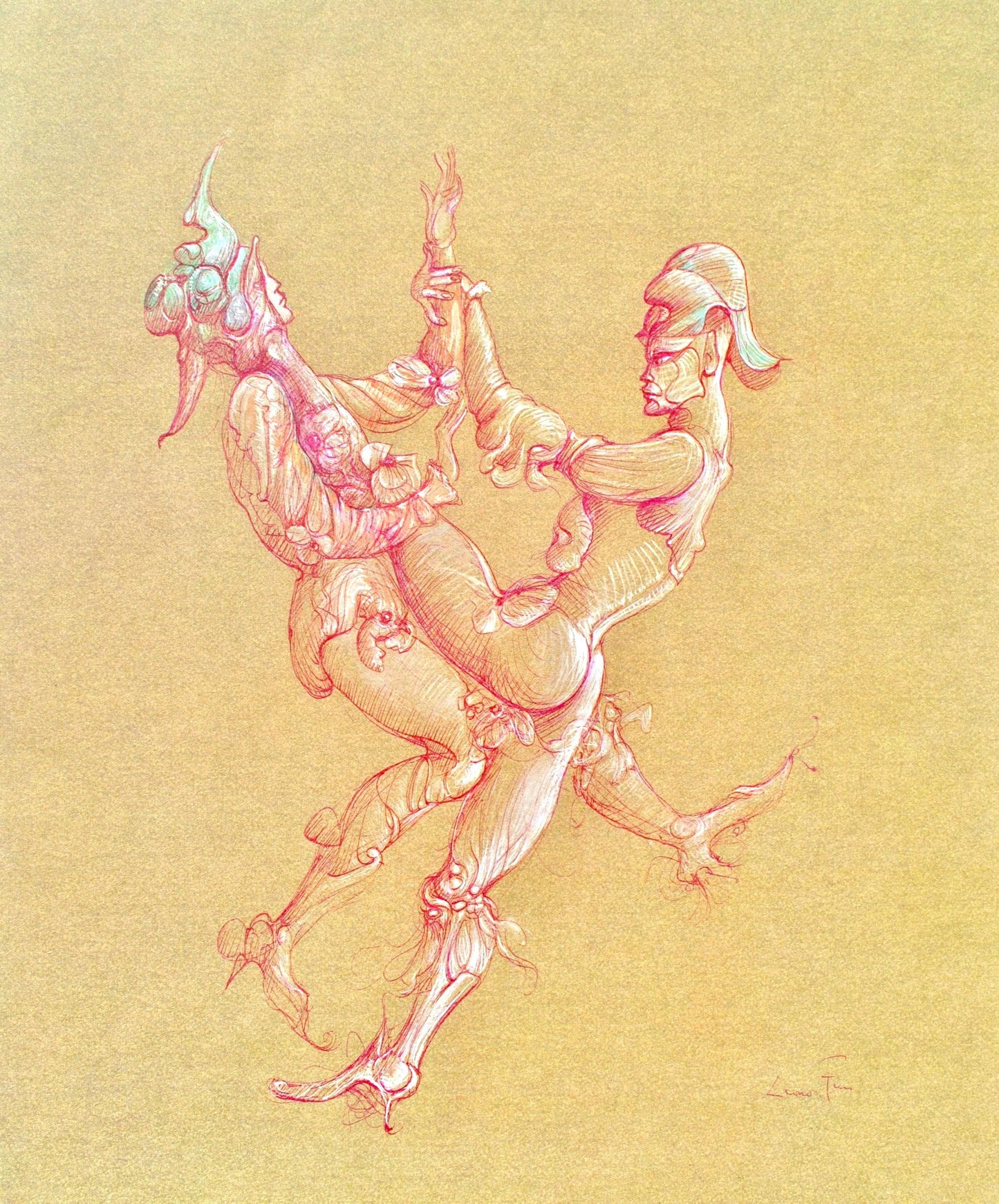 Lonor Fini, Composition, Fruits De La Passion, Xxe Sicle, Hliogravure