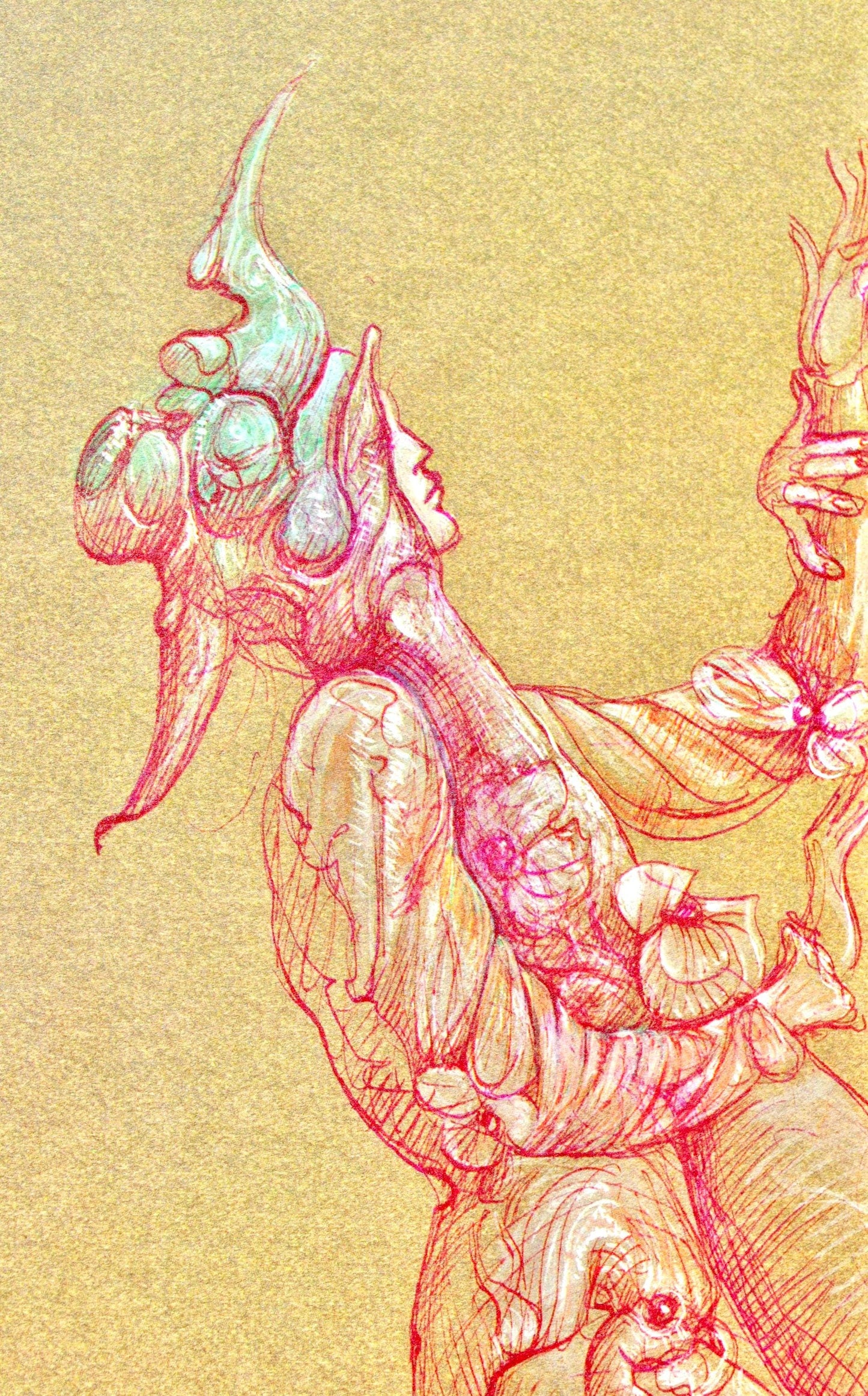 Lonor Fini, Composition, Fruits De La Passion, Xxe Sicle, Hliogravure