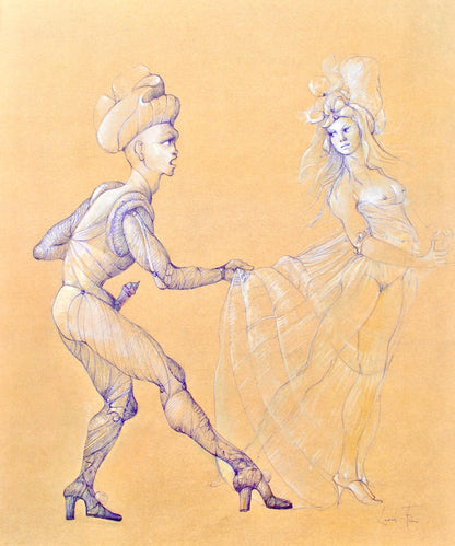 Lonor Fini, Composition, Fruits De La Passion, Xxe Sicle, Hliogravure