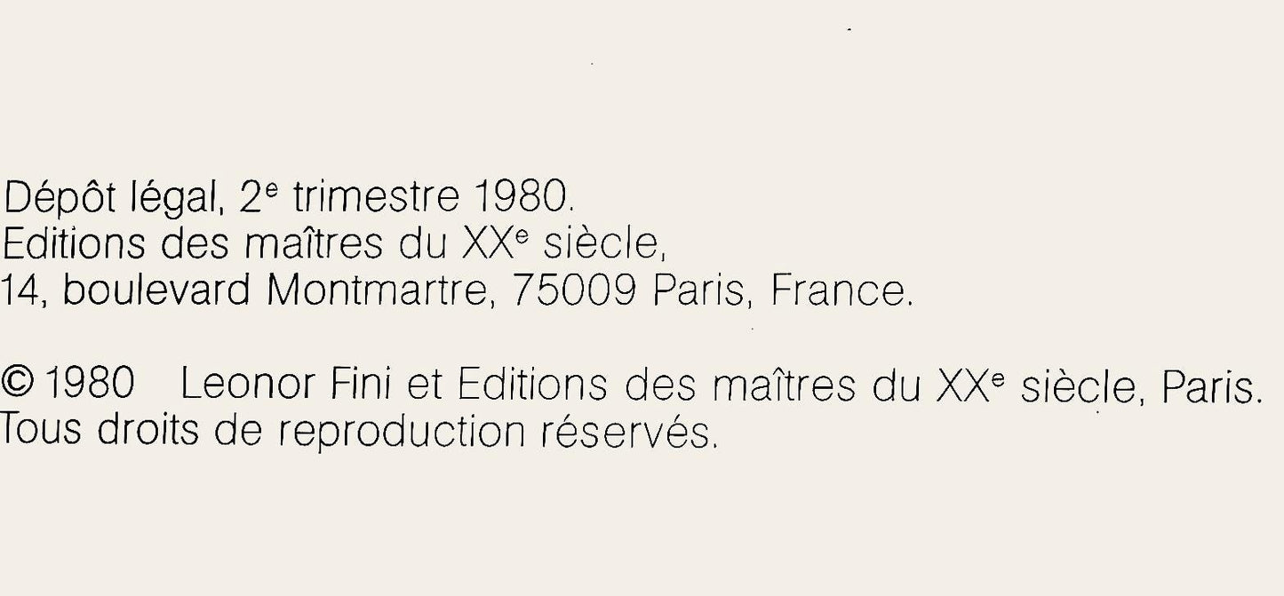 Lonor Fini, Composition, Fruits De La Passion, Xxe Sicle, Hliogravure