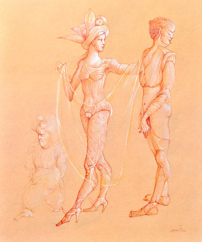 Lonor Fini, Composition, Fruits De La Passion, Xxe Sicle, Hliogravure