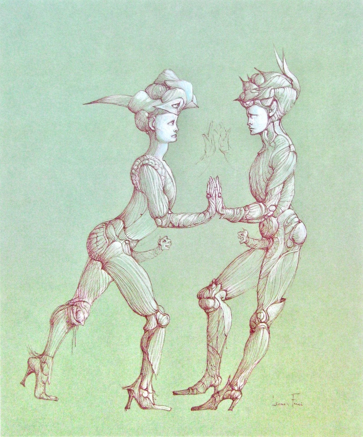 Lonor Fini, Composition, Fruits De La Passion, Xxe Sicle, Hliogravure